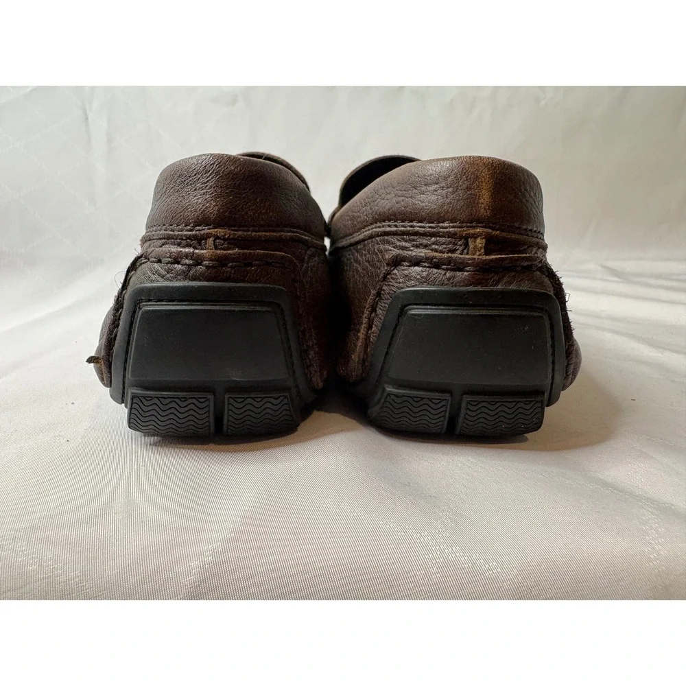 TO BOOT NEW YORK Mens Brown Leather Penny Loafer 10.5 Italian Old Money Preppy